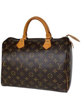 Louis Vuitton Speedy 30 Boston Bag Commuting Monogram Brown